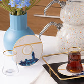Karaca X Ist Collection Istanbul 12 Piece Tea Glasses Set for 6 Persons